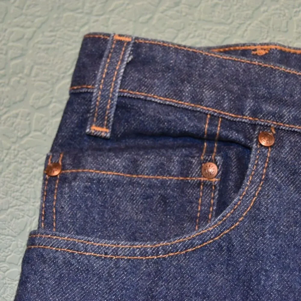 Levi’s 540 Jeans Mens 46x30 Relaxed Fit USA M April 1997 Vintage Dark Wash Denim